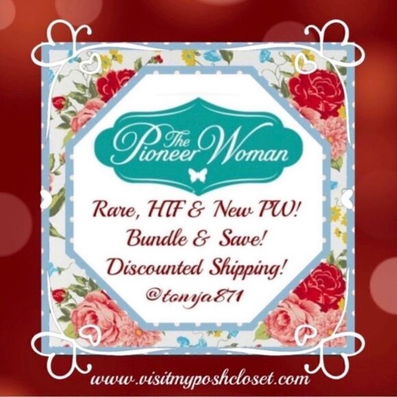 š¦Host Pick! š¦ New PioneerĀ WomanāAdelineā12ozāFootedāGoblets,āTurquoiseāBlue - Picture 2 of 8
